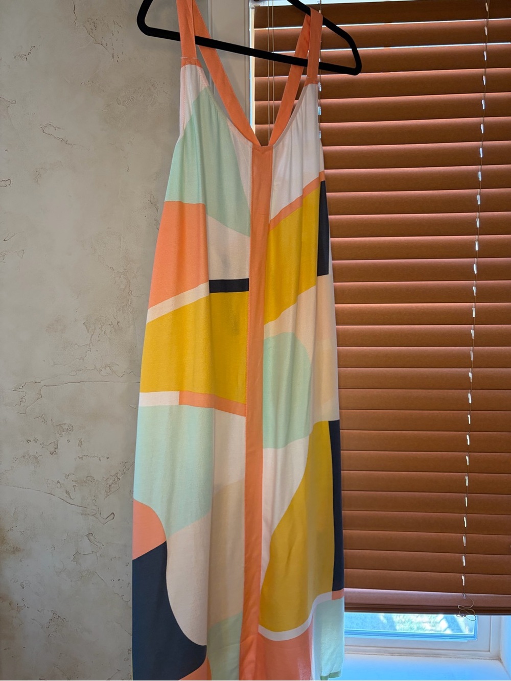 O'Neill Colorblock Maxi Dress in Yellow, Coral, Mint & Navy - Picture 7 of 7